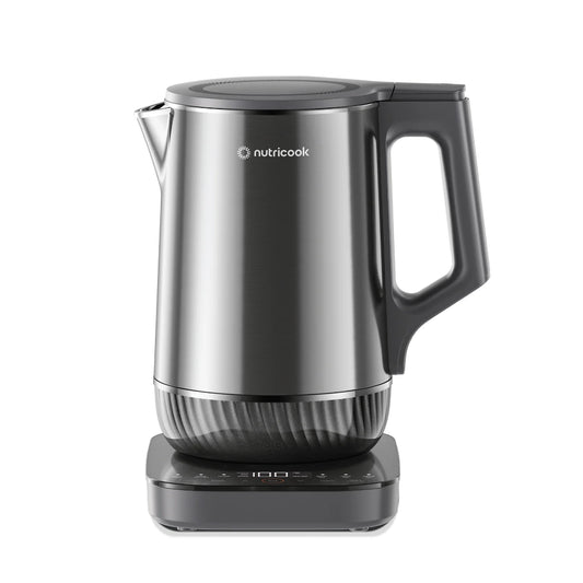 NutriCook 1.7L Smart Kettle with Digital Display and Temperature Control – Black