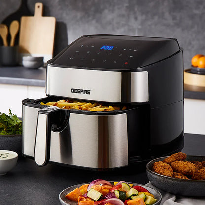 Geepas Digital Air Fryer 7.5L With VORTEX Air Frying Technology (GAF37530)