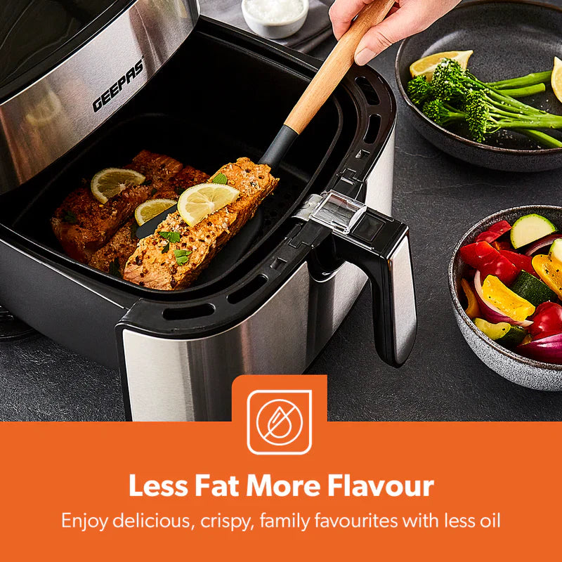 Geepas Digital Air Fryer 7.5L With VORTEX Air Frying Technology (GAF37530)