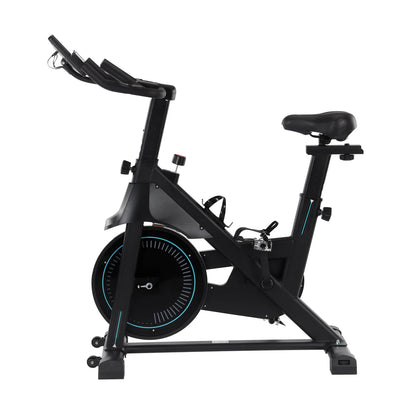 Geepas GFT90005 Spin Bike – Bluetooth Indoor Cycling Bike with Digital Display, 6kg Flywheel, Adjustable Resistance