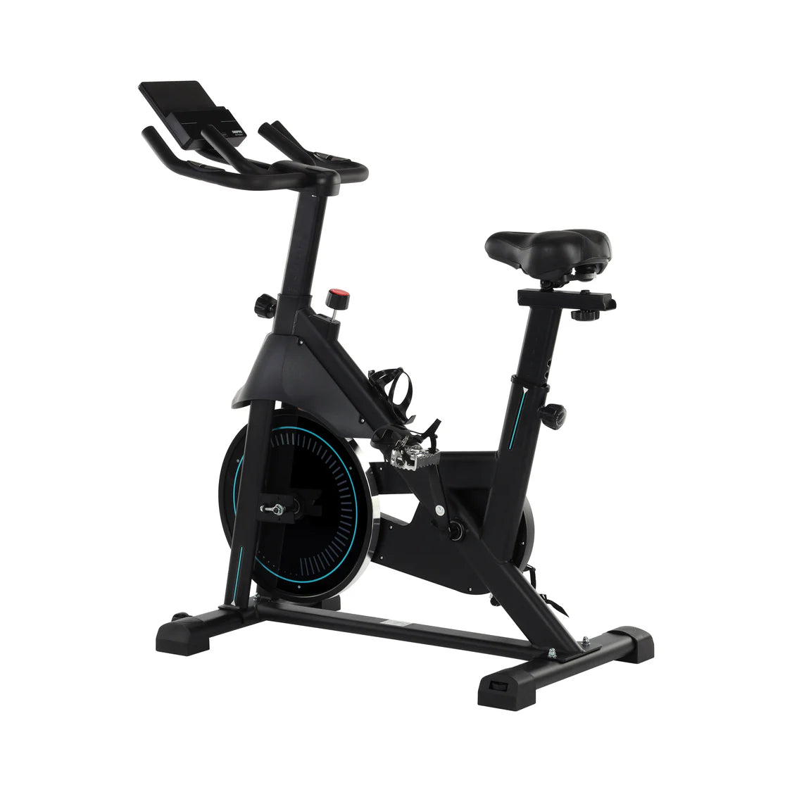 Geepas GFT90005 Spin Bike – Bluetooth Indoor Cycling Bike with Digital Display, 6kg Flywheel, Adjustable Resistance