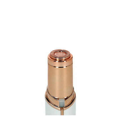Geepas GLS86039 Lady Shaver with Built-in Light – USB Rechargeable, Painless Hair Removal for Face & Body, Sharp Blade, Compact Design, White & Gold