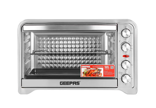 Geepas GO34012 50L Electric Oven with Rotisserie & Convection – 2000W