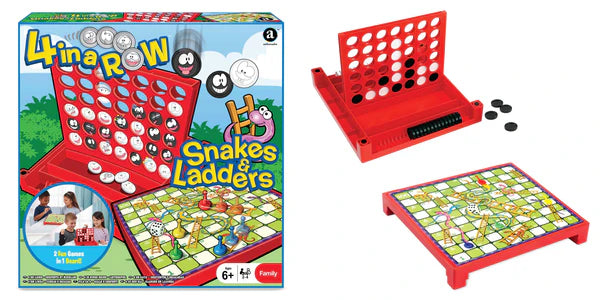Ambassador - 4 in a Row & Snakes & Ladders Combo
