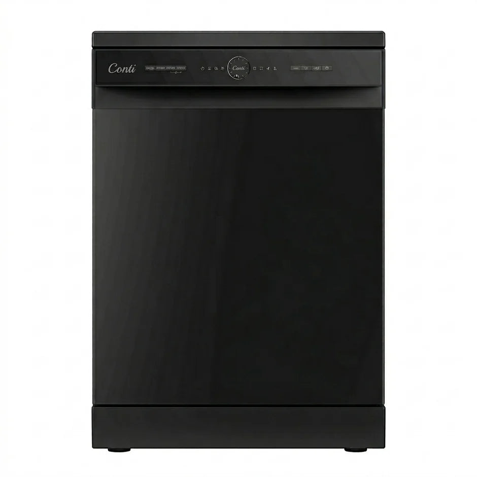 CONTI DISHWASHER - 6 PROGRAMS - 3 SPRAYERS - A+ - DW 61431 BK