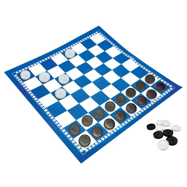 Ambassador Ma Grab & Go Games-Travel Chess & Checkers