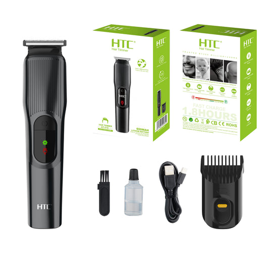 HTC AT-519 Hair Clippers - Professional Wireless Charging