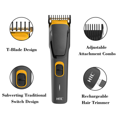 HTC AT-509 Rechargeable New Professional Hair & Beard Trimmer For Men
