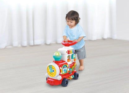 HOLA – 4-in-1 Push Walker & Ride-on Learning Train