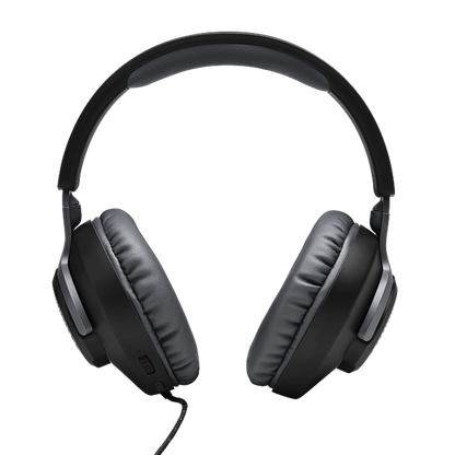 JBL Quantum 100M2 - Wired Over-Ear Gaming Headset with omnidirectional, Detachable mic with Mute Option and Fabric-Covered Memory Foam Ear Cushions, Compatible with All Platforms (Purple)