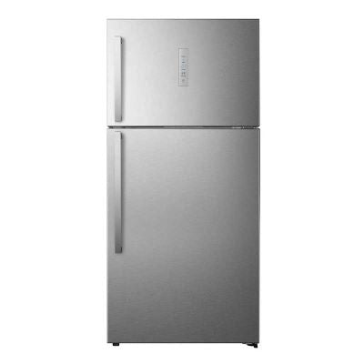 HISENSE Top Mount Refrigerator 649 Liters A+ - Silver RT649N4ASU