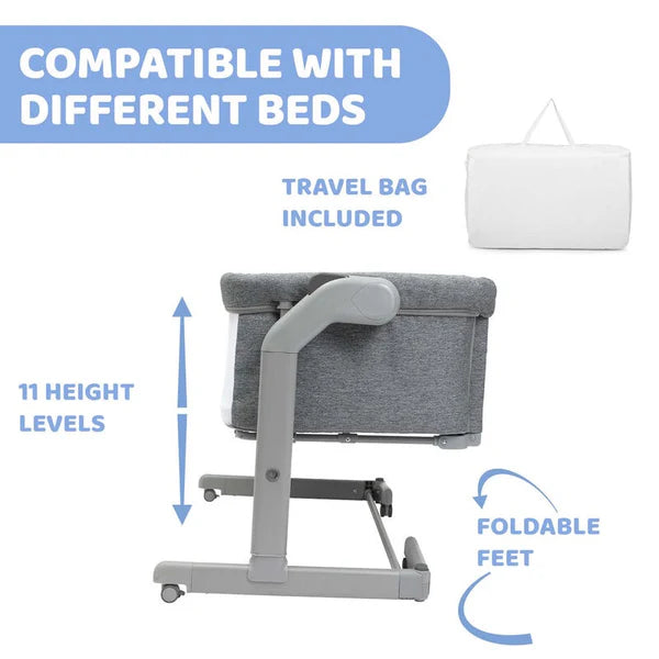 Chicco - Magic NEXT2ME EVO CO-SLEEPING CRIB | Desert Taupe