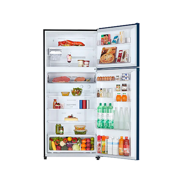 Toshiba Top Mount Refrigerator - 608 Ltr - Black-Glass - (GR-A820U(XK))