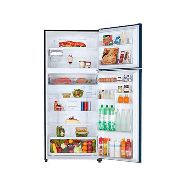 Toshiba Top Mount Refrigerator - 608 Ltr - Black Glass - (GR-RT835WE(XK))