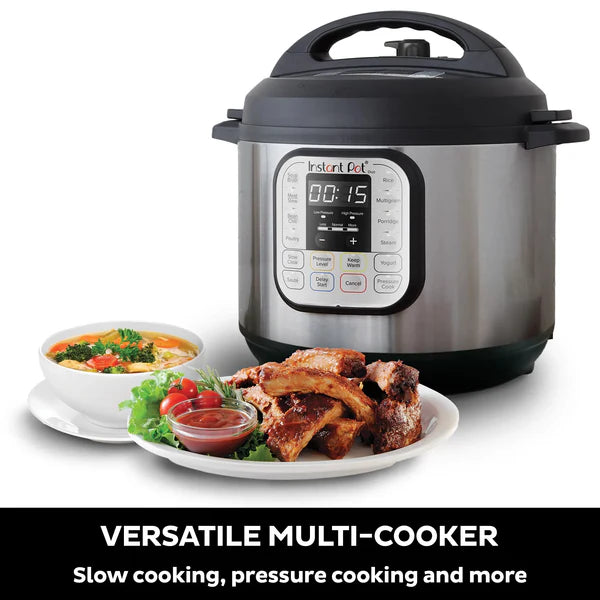 Instant Pot - Duo Electric Pressure Cooker 7-In-1 Smart Multi Cooker, 8L, 1200W