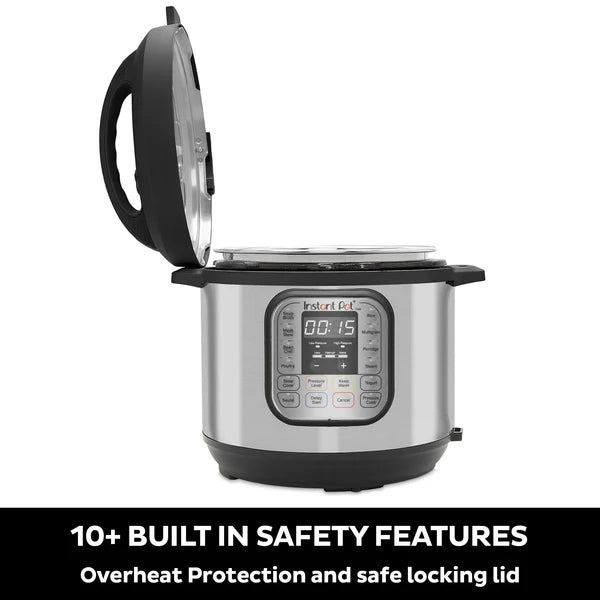 Instant Pot - Duo Electric Pressure Cooker 7-In-1 Smart Multi Cooker, 8L, 1200W
