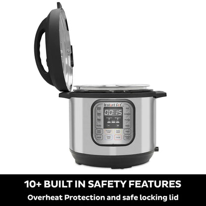 Instant Pot - Duo Electric Pressure Cooker 7-In-1 Smart Multi Cooker, 8L, 1200W
