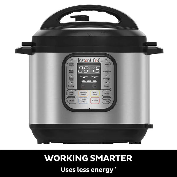 Instant Pot - Duo Electric Pressure Cooker 7-In-1 Smart Multi Cooker, 8L, 1200W