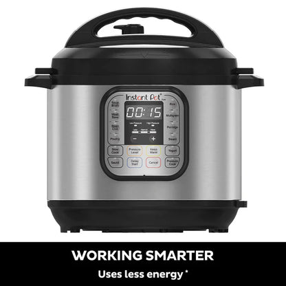 Instant Pot - Duo Electric Pressure Cooker 7-In-1 Smart Multi Cooker, 8L, 1200W