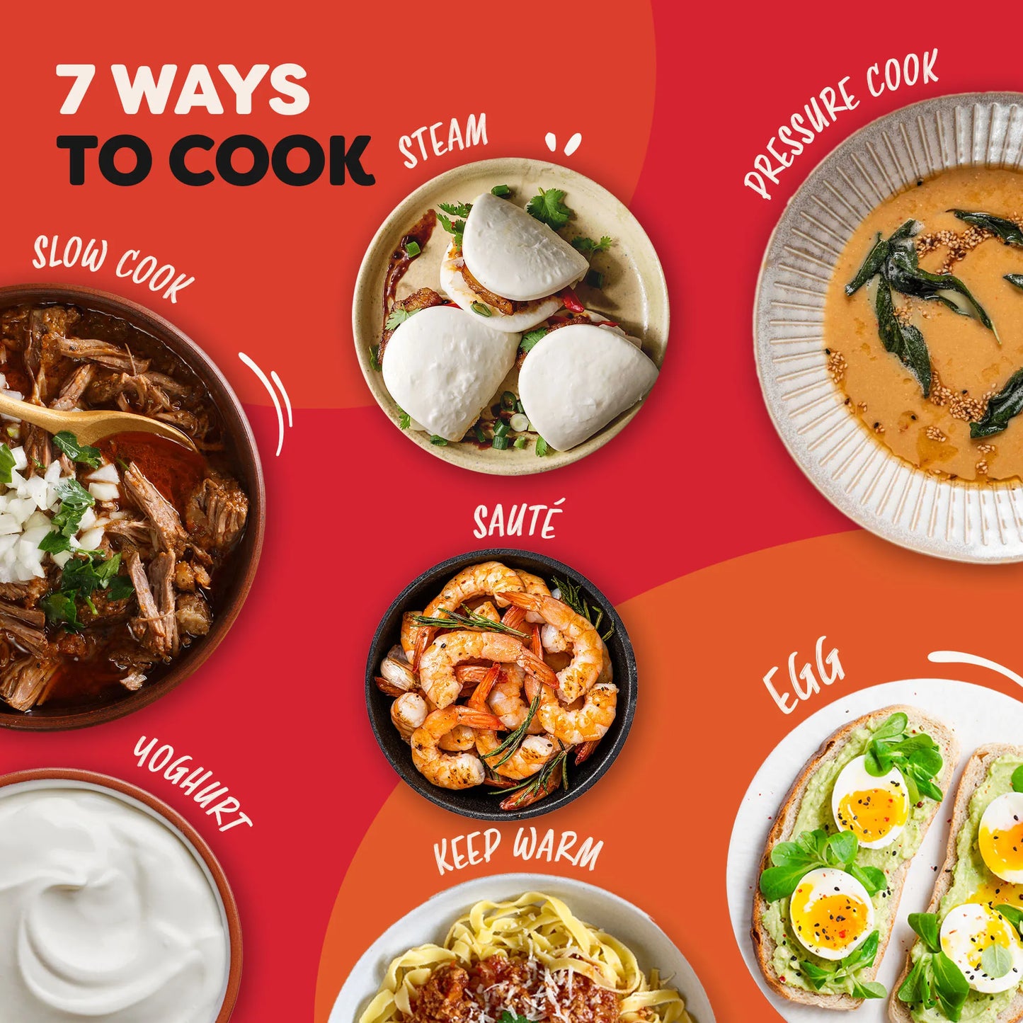 Instant Pot XL Electric Pressure Cooker 7.1L, Black