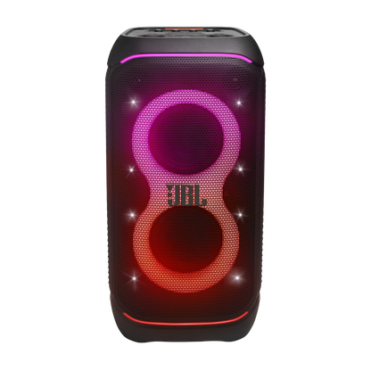 JBL PartyBox Stage 320 Portable Party Speaker, 240W RMS Output, IPX4 Splashproof, 18-Hour Playtime, Auracast, Dynamic Lightshow