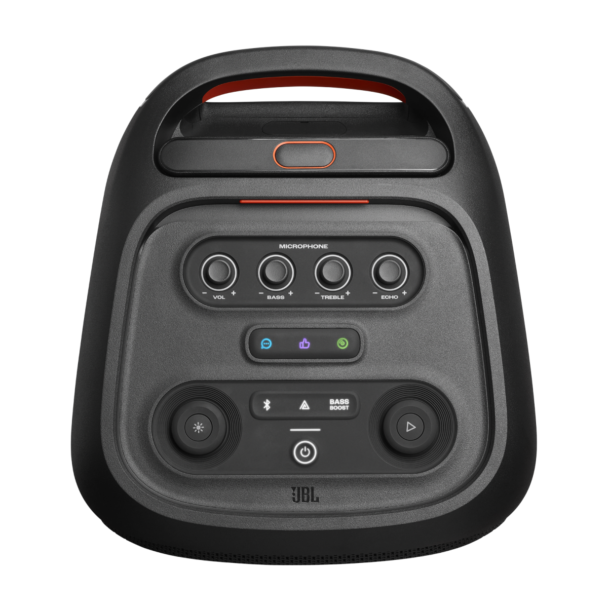JBL PartyBox Stage 320 Portable Party Speaker, 240W RMS Output, IPX4 Splashproof, 18-Hour Playtime, Auracast, Dynamic Lightshow