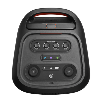 JBL PartyBox Stage 320 Portable Party Speaker, 240W RMS Output, IPX4 Splashproof, 18-Hour Playtime, Auracast, Dynamic Lightshow