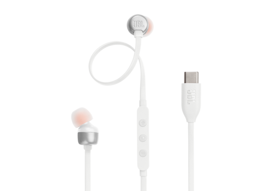 JBL Tune 310C Type-c In-ear headphones with Hi-Res Audio support and JBL Pure Bass Sound, USB-C connectivity, 3-button remote with microphone and EQ presets control