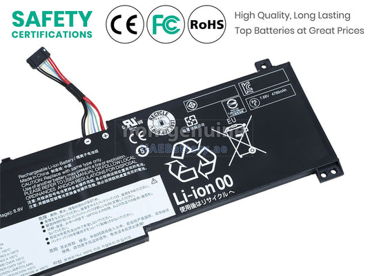High quality replacement battery for Lenovo IdeaPad 3 15IAU(82RK015MAX)