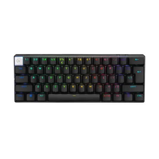 Logitech G PRO X 60 LIGHTSPEED Wireless Keyboard – GX Tactile Optical - Bluetooth & USB-C - Black