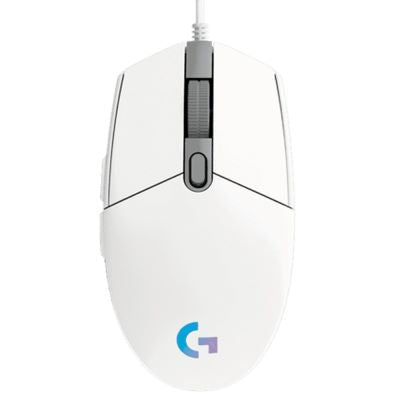 Logitech G102 Lightsync Wired Gaming Mouse White 910-005824