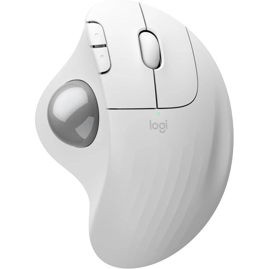 Logitech ERGO M575S Wireless Trackball Mouse – White