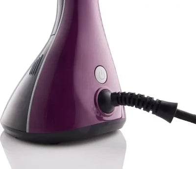Goronja 220ml Vertical Steam Iron with 35g/min Steam Flow, 2 Steam Levels, Ceramic Soleplate, and Auto Shut-Off - Black - GS2100BKV