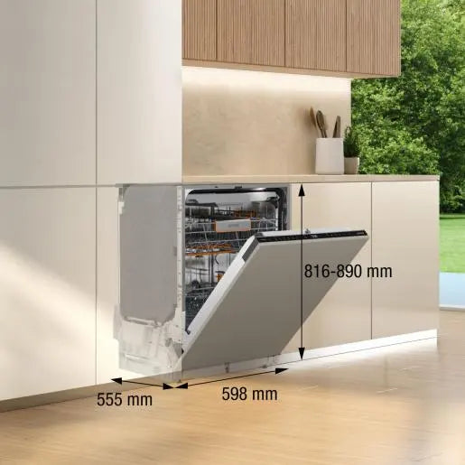 G600 Integrated dishwasher, 60 cm