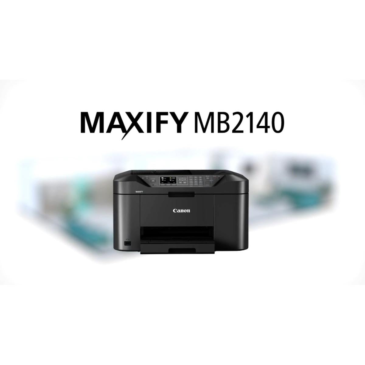 Canon MAXIFY MB2140, Automatic 2 Side Duplex Printing , Versatile Printer, Scanner, Copier and Fax Designed for Home Offices - 3 Year Warranty