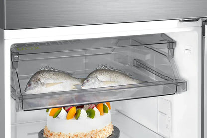 Midea Top Mount Refrigerator - 463L – Stainless Steel - (MDRT645MTU46)