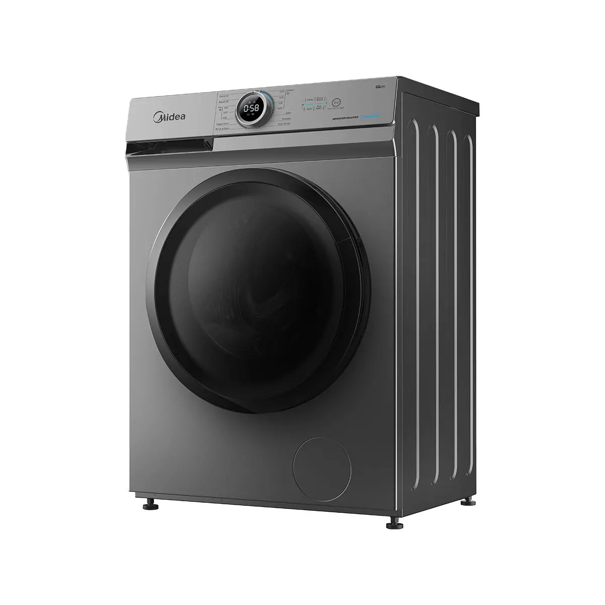 Midea Washing Machine, 8 KG ,1400 rpm - (MF100W80B/TT)