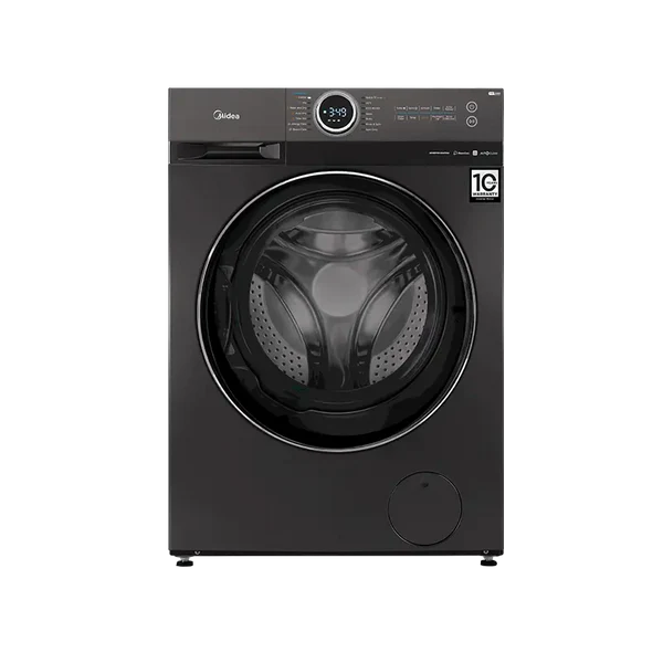 Midea Washing Machine - 10 Kg - 15 Programs - 1400 RPM - Silver - (MF200W100WB/T)