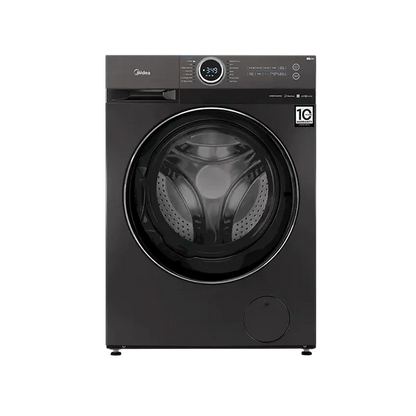 Midea Washing Machine - 10 Kg - 15 Programs - 1400 RPM - Silver - (MF200W100WB/T)