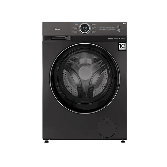 Midea Washing Machine - 10 Kg - 15 Programs - 1400 RPM - Silver - (MF200W100WB/T)