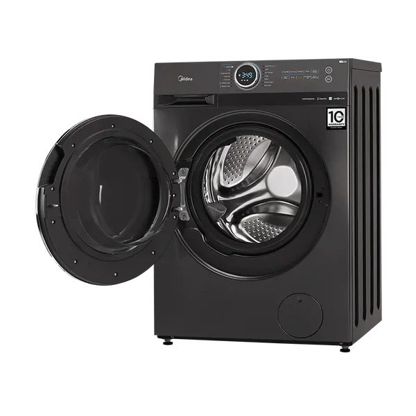 Midea Washing Machine - 10 Kg - 15 Programs - 1400 RPM - Silver - (MF200W100WB/T)