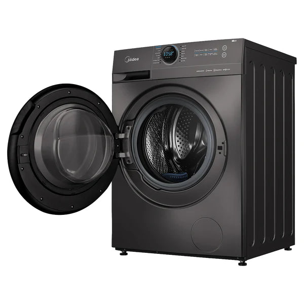 Midea Washing Machine - 9 Kg - 15 Programs - 1400 RPM - Silver - (MF200W90WB/T)