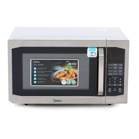 MIDEA Microwave 42 Liters 1100 Watt - Silver EG142A5L-VE