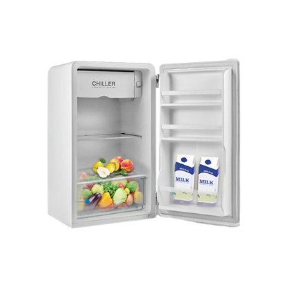 Midea Minibar Refrigerator - 93 Ltr - White - (MDRD142SLF01)