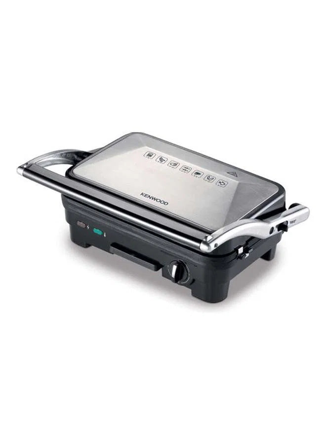 Kenwood Health Grill 1800W Silver/Black with Removable Panels and Oil Drainage