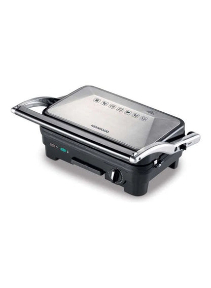 Kenwood Health Grill 1800W Silver/Black with Removable Panels and Oil Drainage