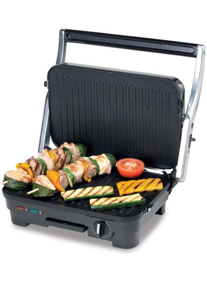Kenwood Health Grill 1800W Silver/Black with Removable Panels and Oil Drainage
