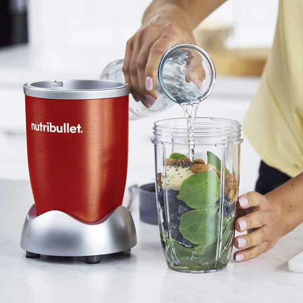 Nutribullet 600W Blender, Red, 9 Pcs