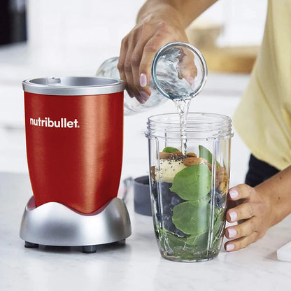 Nutribullet 600W Blender, Red, 9 Pcs