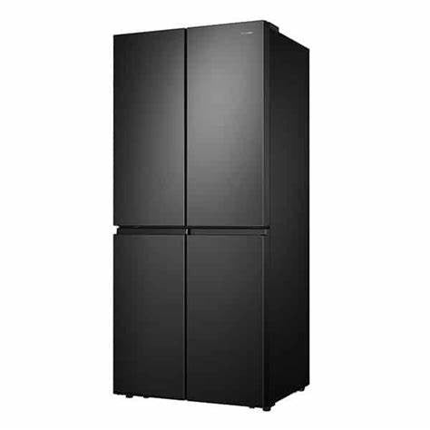Hisense RQ5G728NAB French Door Refrigerator Black Stainless Steel Finish 583 Liter Capacity with Internal Water Dispenser and Ice Maker for Modern Kitchens